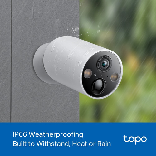 Tp-link Tapo C425, Camara De Vigilancia Wifi 2k Con Bateria Color Blanco