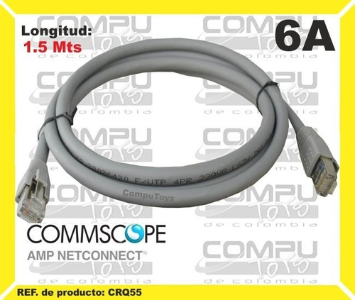 Patch Cord Rj45 6a, Commscope Amp Ref: Crq55 Computoys Sas