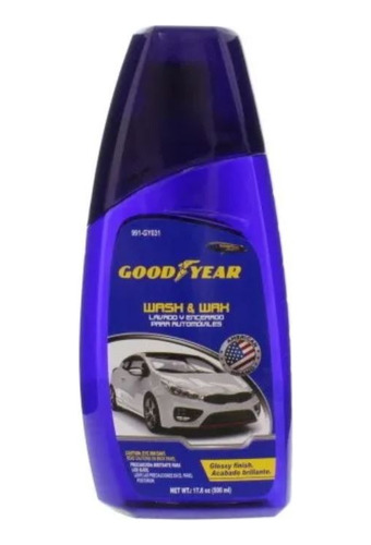 Líquido De Lavado Y Encerado Para Autos De 500ml Goodyear 