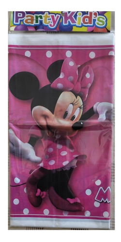 Minnie Mouse Mimi Rosa Set 1 Mantel Rectangular Tablon 2 Mts