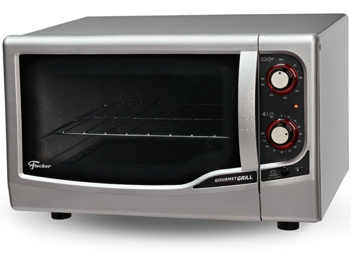 Forno de bancada elétrico Fischer Gourmet Grill 9741-79180 44L prateado 220V