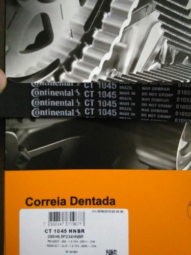 Correa De Tiempo Renault Twingo 16v 95 Dientes 