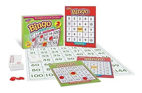 Multiplicación - Juego De División De Bingo
