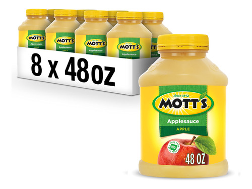 Mott's Pure De Manzana, Tarro De 48 Onzas (paquete De 8)