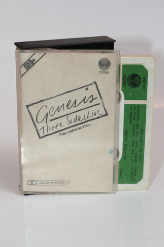Cassette Genesis Tres Lados En Vivo 1982 Three Sides Live