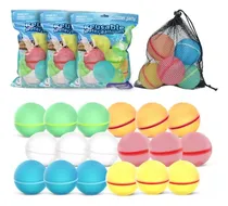 Comprar Bombitas De Agua Recargables Silicona Para Verano X3 Calidad