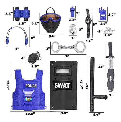 El Mejor Kit De Juguetes De Rol Policial Todo En Uno Para Ni
