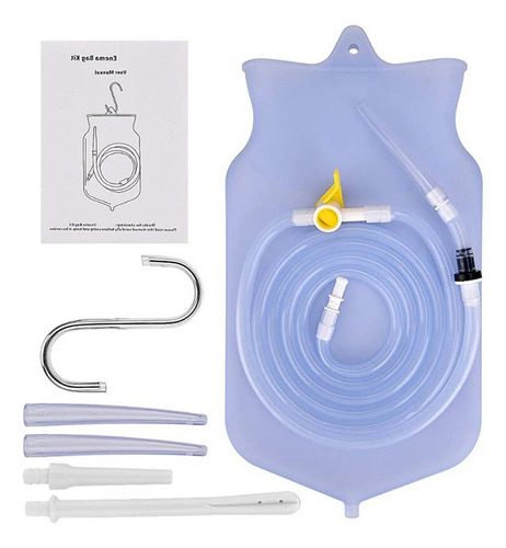 Bolsa De Silicona Para Bidé De Agua Enema Colon Kit Café Reu