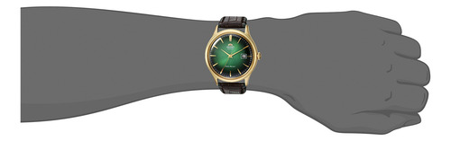 Reloj Orient Bambino Versión 4 Fac08002f0 Verde 41mm