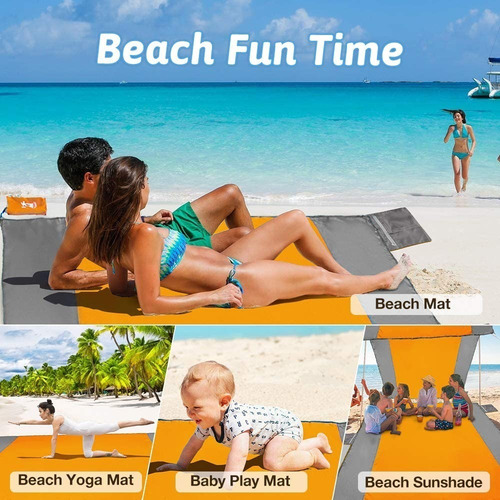 Imagen 2 de 10 de Manta Mat Impermeable Ideal Camping Playa Picnic Hiking Yoga