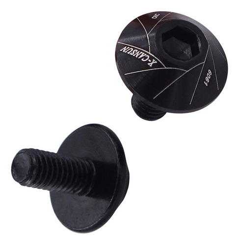 2 X 2 Piezas De Perno De Jaula De Botella De Agua De Negro .