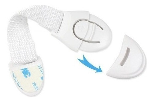 10 Trava De Gaveta Armário Porta Segurança Proteção Bebe Kit