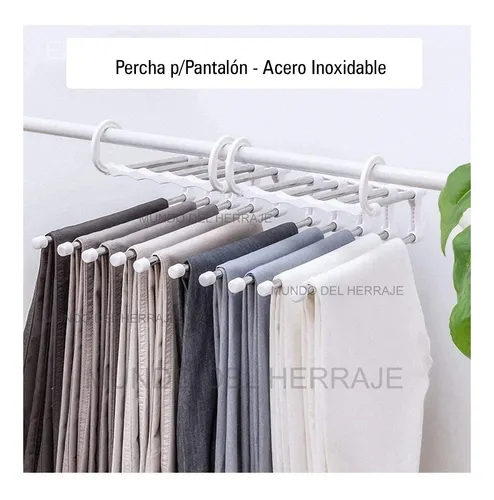 Perchas Multiple Pantalones, Extensible, Multiuso