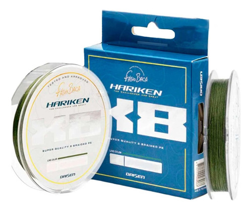 Linha Multifilamento Hariken X8 By Fabio Baca - Daisen Cor 0.21mm - 31lbs