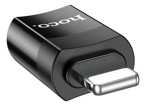 Adaptador Tipo C A Lightning De Datos Hoco Ua17 Negro