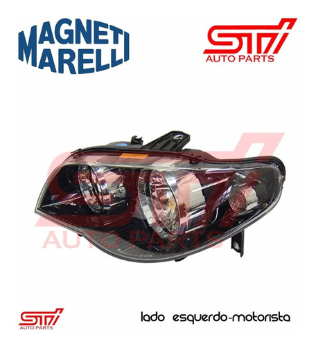 Farol Fiat Strada 2011 2012 Original M. Marelli Motorista