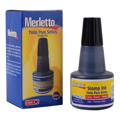 Tinta Para Sello Merletto *6 Unidades