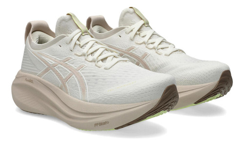 Zapatillas Asics Gel-nimbus 27 Cream/mineral Beige Mujer