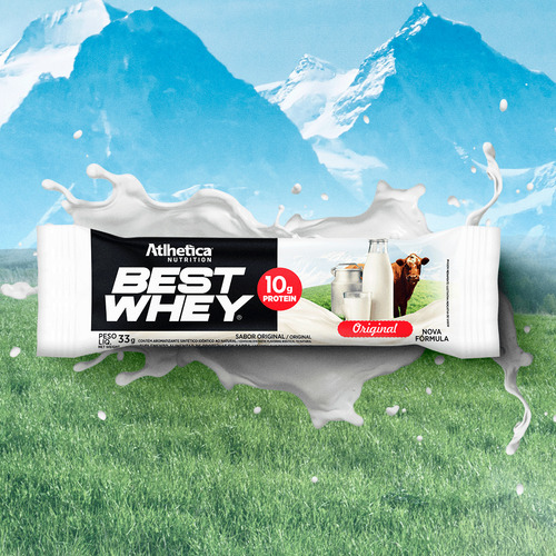 Barras Proteicas Best Whey Bar Caja X 12 Atlhetica Nutrition Original
