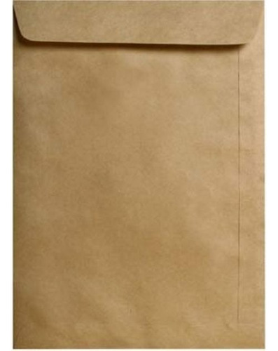 50 Unid - Envelope A4 Kraft Pardo Natural 229x324 Mm 80gr 
