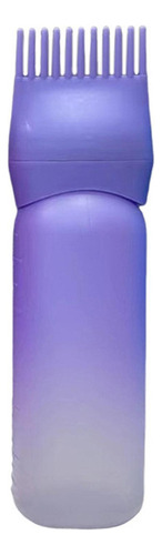 2 Botella Aplicadora Con Peine Para Raíces, Botella Violeta