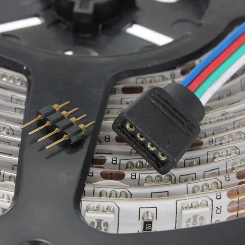 Cinta Led Rgb 5 Metros Blanco Incluye Control / Hb Led