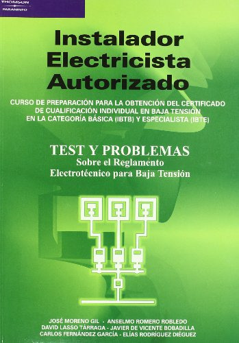 Libro Instalador Electricista Autorizado Test Y Problemas  D