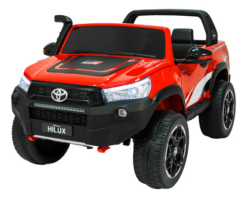 Camioneta A Bateria Toyota Hilux Gazoo Racing Gr Color Rojo