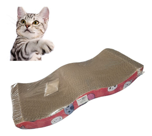 Rascador De Cartón Corrugado Para Gatos Variedades + Catnip
