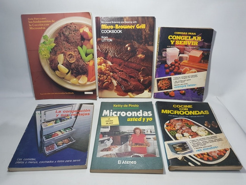 Recetarios Microondas Y Freezer Lote X 6 Libros Mag 57666