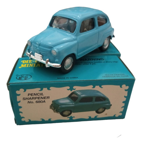 Sacapuntas Die-cast Coleccionable Fiat 600 680