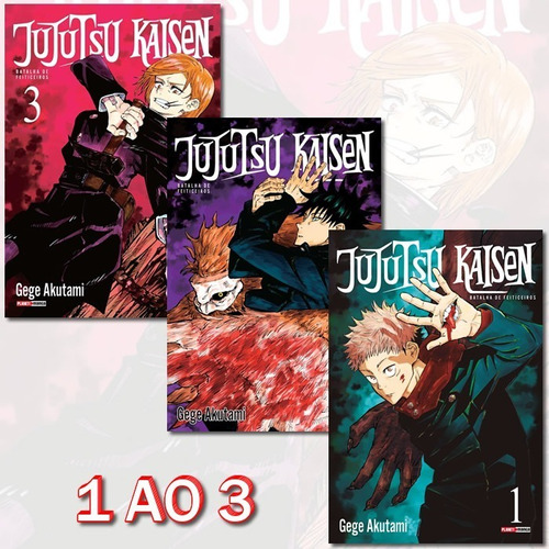 Jujutsu Kaisen A Batalha De Feiticeiros 1 Ao 3! Panini! Novo