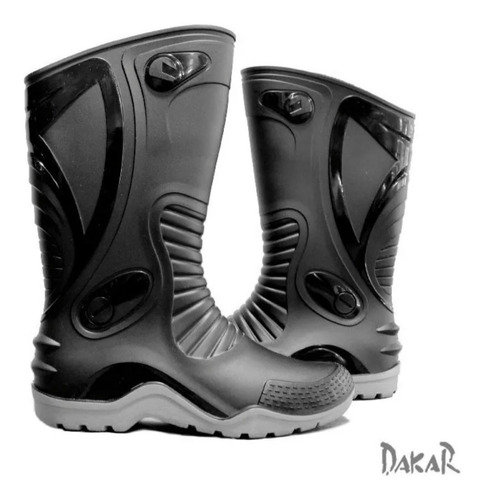 Botas De Caucho Para Motociclistas, 100% Impermeables, Dakar