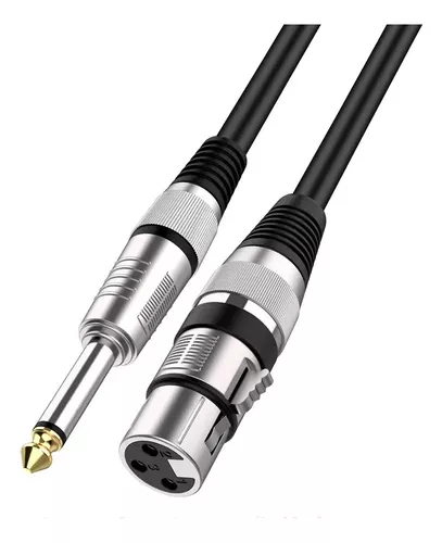 Adaptador Jack 6,3 TRS a 2X RCA Vitalco Hembra 6.35mm Estéreo a