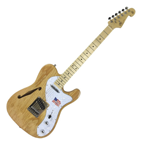 Guitarra Eléctrica Telecaster Semihollow Ash Sx Stl/h/na