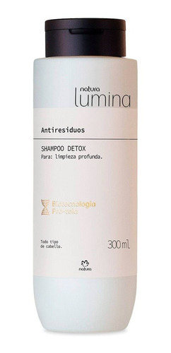 Shampoo Detox Antiresiduos Limpieza Profunda Lumina Natura