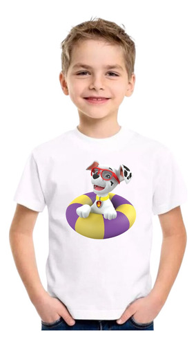 Playera Marshall Paw Patrol Salvavidas Patrulla De Cachorros