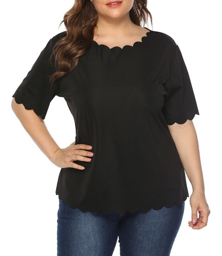 P Camisa Casual De Verano For Mujer A146 Talla Grande