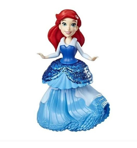 Mini Figura Traje Real De Ariel 9 Cm Disney Princesas Pp