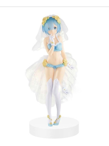 Re:zero  Rem  Vestido De Novia Figura De En Bolsa  20cms.