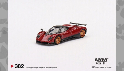 Mini Gt Pagani Zonda F Bordo Bordó