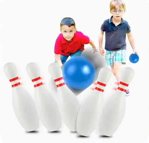 Set De Bowling Para Niños 12 + 2 Bolas