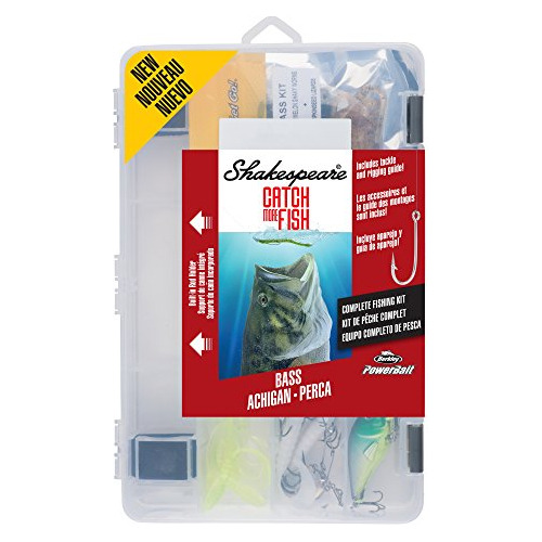 Shakespeare Catch Más Caja De Pecas De Pescado Kit, 5mwd6