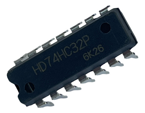 10 Peças Circuito Integrado 74hc32 Dip14 Porta Logica Or