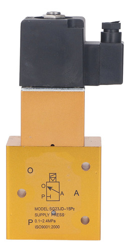 ~ Electroválvula De 3 Vías, 2 Posiciones, G1/2 Pulgadas,