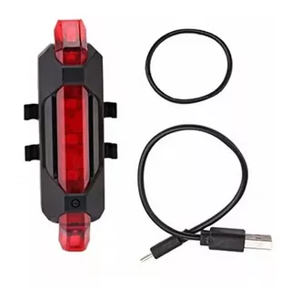 Luz Led Recargable Trasera Bicicleta Ciclismo Lampara Foco