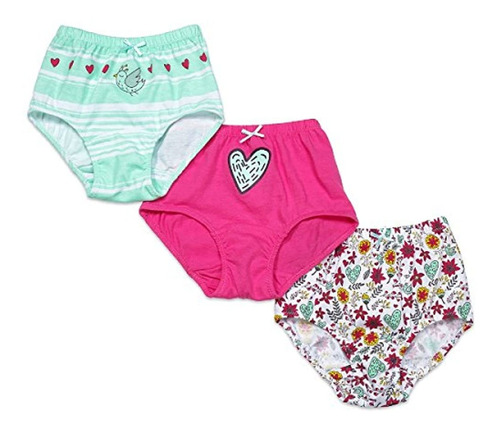Candyland Brief Panty For Girl  S - 3 Pack