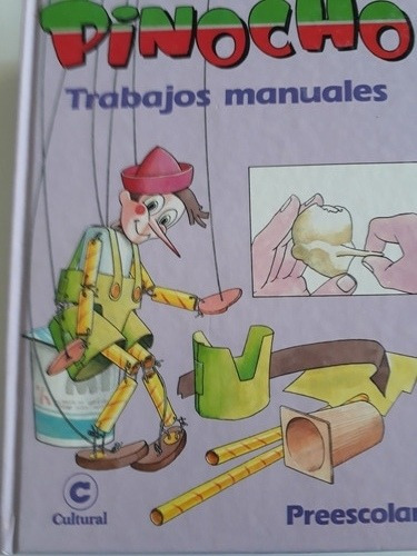 Pinocho Trabajos Manuales Preescolar 4 Tomos Encuadernados T