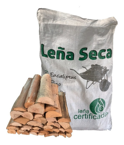 Leña Eucalipto Certificada 20 Kg.  Aprox.s 