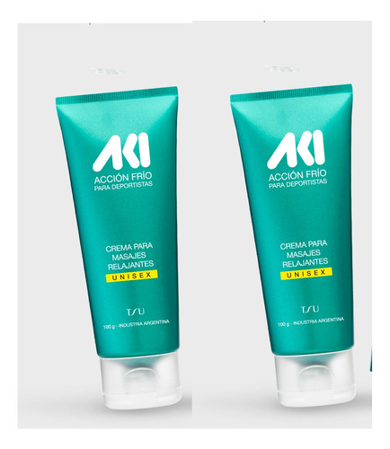 Aki. Set Crema Y Gel Para Deportistas. Tsu